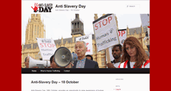 Desktop Screenshot of antislaveryday.com