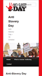 Mobile Screenshot of antislaveryday.com